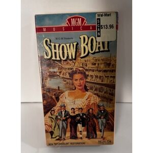 MGM Show Boat VHS Tape‎ 1951 Musical Movie Kathryn Grayson Howard Keel